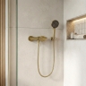 смеситель для душа Rea Lungo Stripe brushed gold (REA-B9490)