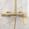 душевая система с изливом Rea Vision brushed gold (REA-P9667)