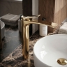 смеситель для умывальника Rea Vision Premium high gold (REA-B8944)