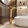 смеситель для умывальника Rea Vision Premium high gold (REA-B8944)