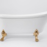 акрилова ванна Rea Brasso 160x71,5 gold + сифон + пробка click/clack (REA-W5631)