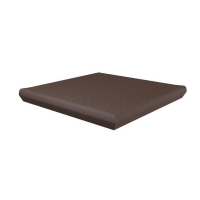 ступінь з капіносом Paradyz Sundown 33x33 marrone, mat, structura