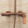 душевая система с изливом Rea Vision brushed copper (REA-P9664)