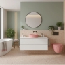 умывальник Rea Duo 38x38 Sweet Pink matt (REA-U3606)