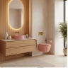 умывальник Rea Duo 38x38 Sweet Pink matt (REA-U3606)