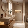смеситель для умывальника Rea Venti Low brushed copper (REA-B9786)