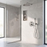 душова система Rea Argon прихованого монтажу, brushed nickel +BOX (REA-P4413)