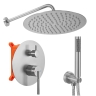 душова система Rea Argon прихованого монтажу, brushed nickel +BOX (REA-P4413)