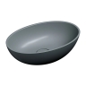 умивальник Omnires Shell 50х32 matt ash grey (SHELL500UNAG)