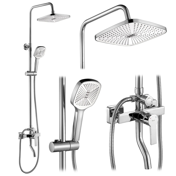 душевая система Rea Argus chrome (REA-P7856)