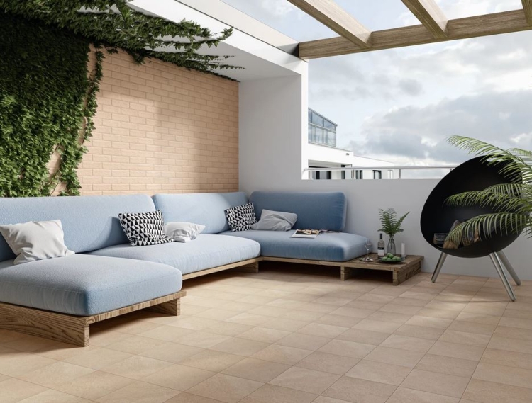 ступень с капиносом Paradyz Mattone 30x33 sabbia brown, mat, structura