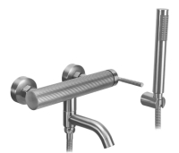 змішувач для ванни Rea Argon з виливом, nikiel brushed (REA-B6452)