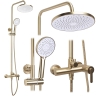 душевая система Rea Ontario brushed gold (REA-P9494)