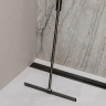 скребок для душової кабіни Omnires Uni з телескопічною ручкою, brushed graphite (UN60920GR)