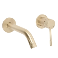 смеситель для умывальника Rea Venti скрытого монтажа brushed gold (REA-B9644)