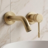 смеситель для умывальника Rea Venti скрытого монтажа brushed gold (REA-B9644)