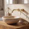 смеситель для умывальника Rea Venti скрытого монтажа brushed gold (REA-B9644)