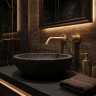 смеситель для умывальника Rea Venti скрытого монтажа brushed gold (REA-B9644)