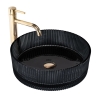 умывальник Rea Ingrid 39,5x39,5 black (REA-U6800)