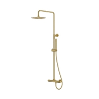душевая система Lavita Orion с термостатом, brushed gold (5900378341659)