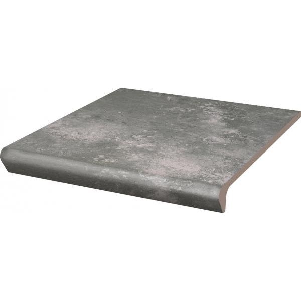 ступень с капиносом Paradyz Arteon 30x33 grys, mat, structura