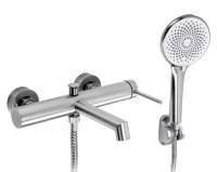 змішувач для ванни Rea Foss з виливом, brushed nikiel (REA-B6892)