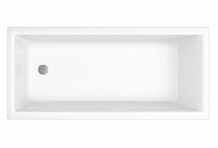 ванна акриловая Radaway Linda 100х70 пристенная с ножками + сифон (WA1-63-100x070S)