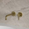 зовнішня частина змішувача для умивальника Omnires Y прихованого монтажу brushed brass (Y1215HLROBSB)