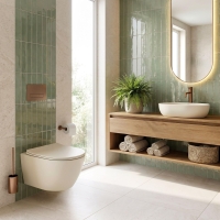 умывальник Rea Focus 48,5x34,5 накладной Creme матовый (REA-U3229)