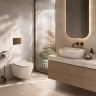 умивальник Rea Focus 48,5x34,5 накладний Creme матовий (REA-U3229)