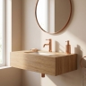 смеситель для умывальника Rea Venti Low copper (REA-B9787)
